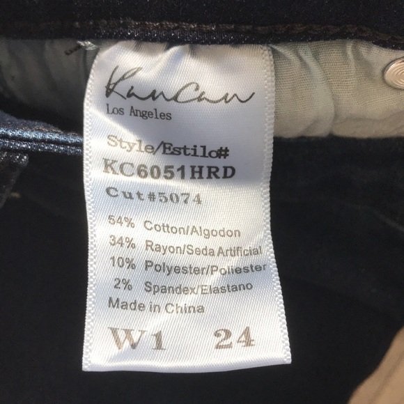 KANCAN Austyn Low Rise Ankle Skinny Jeans Size 24 Dark Wash - Picture 8 of 13